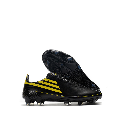 Adidas F50 Adizero FG – Black/Yellow Edition