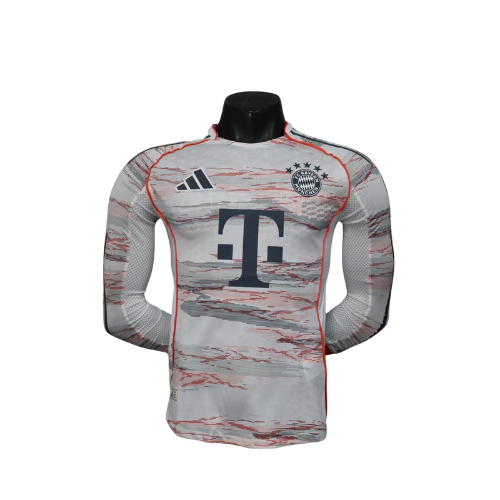 Bayern Munich Long Sleeved Jersey - White