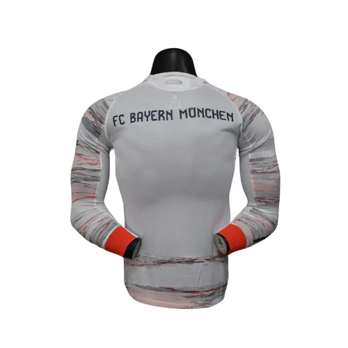 Bayern Munich Long Sleeved Jersey - White