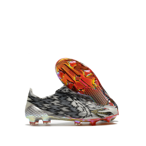 Adidas X Ghosted+ FG – InFlight Pack (White/Gold/Black Eagle Graphic)