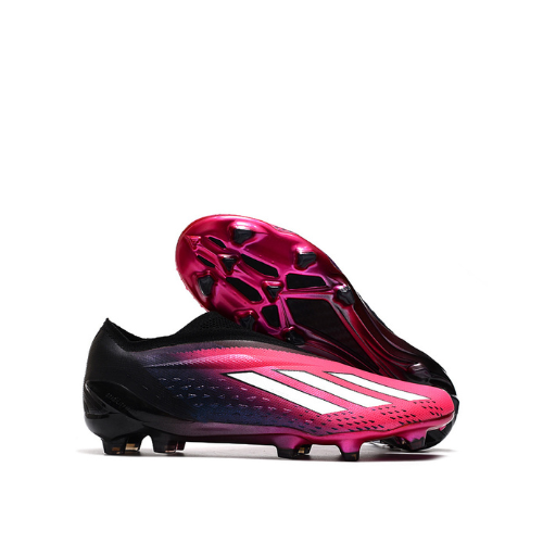 Adidas X Speedportal+ FG – Black/Pink Edge Edition