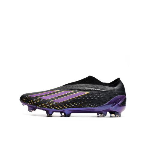 Adidas X Speedportal+ FG – Black/Purple/Gold Edition
