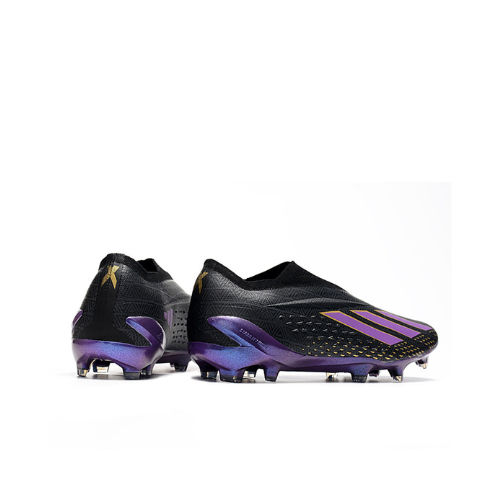 Adidas X Speedportal+ FG – Black/Purple/Gold Edition