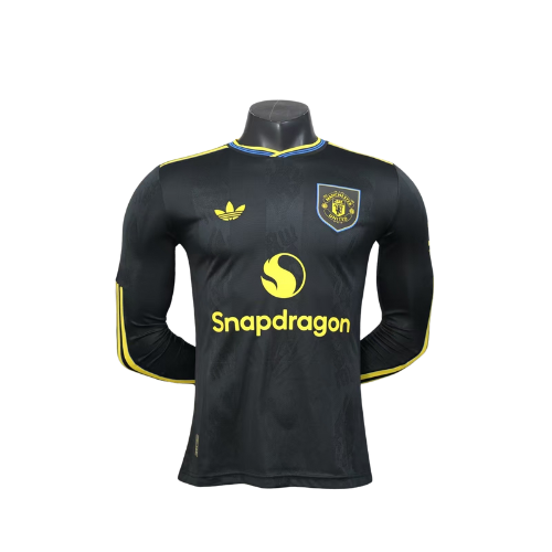 Manchester United Long Sleeved Jersey - Black