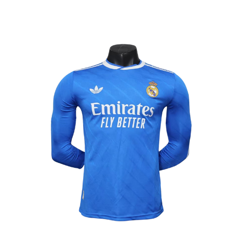 Real Madrid Long Sleeved Jersey - Blue